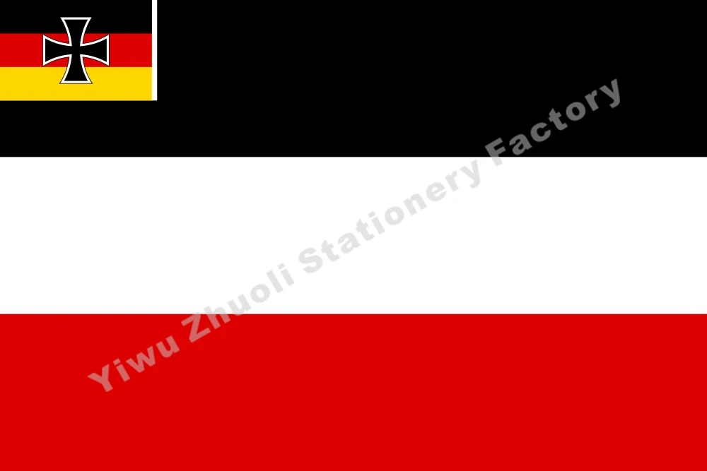 Германия Weimar Республика (торговый Крест) флаг 150X90cm (3x5FT) 120g 100D высокое качество