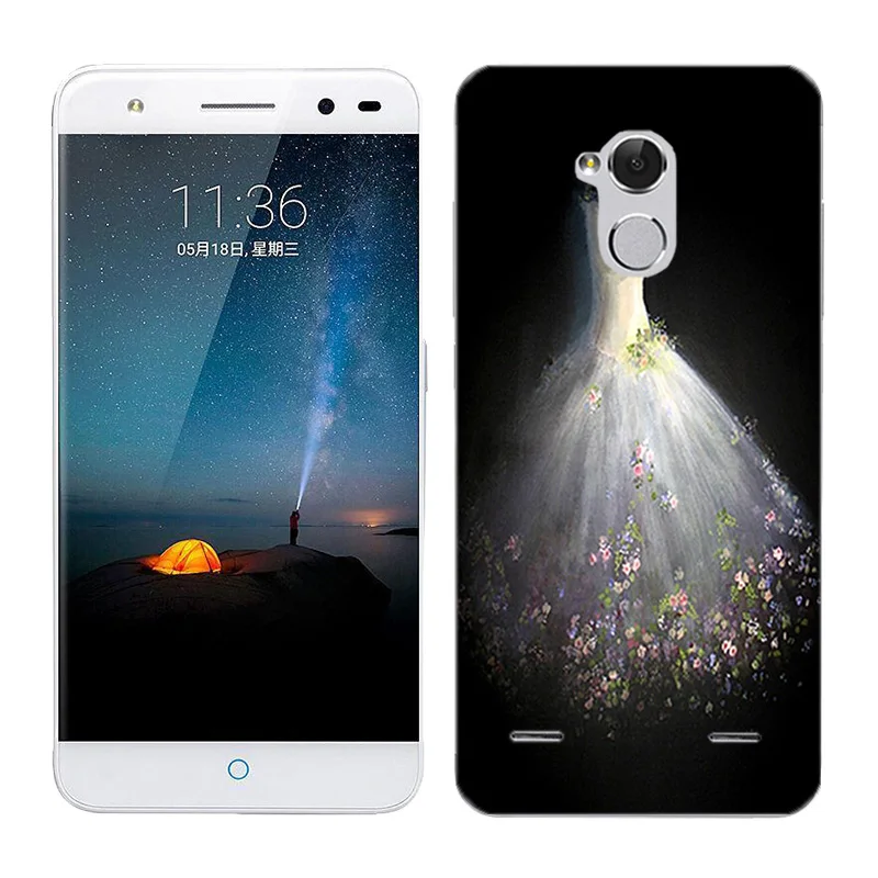 19 Мягкий силиконовый чехол для телефона zte Blade V7 Lite, прозрачный чехол с изображением Луны и земли, 5,0 дюйма, задняя крышка для zte Blade V 7 Lite, чехол - Цвет: 19