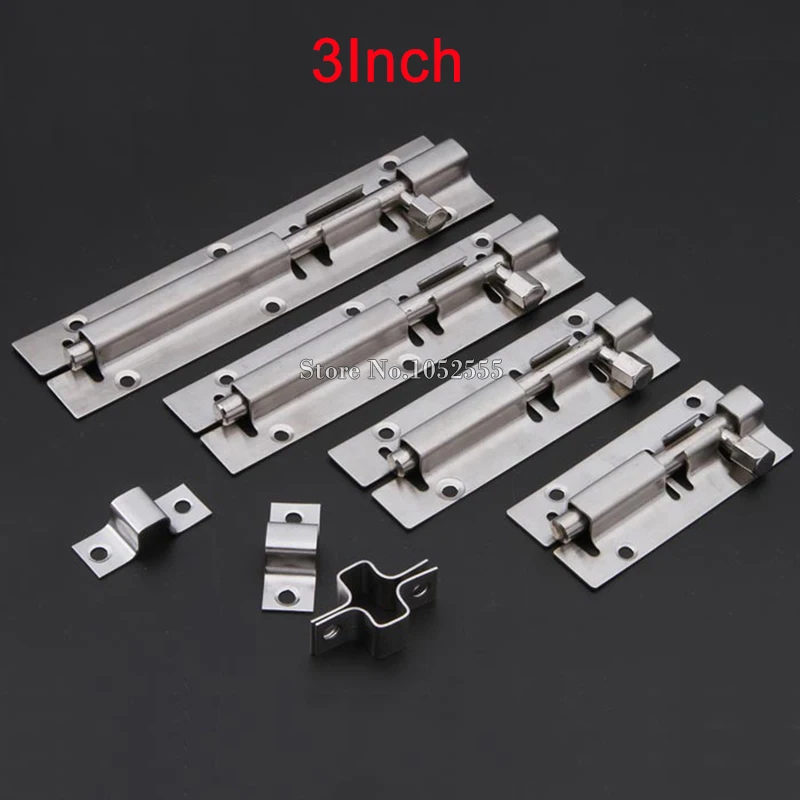 2 шт./лот новинка 3 дюймовый дверной болт из нержавеющей стали для дома окна двери