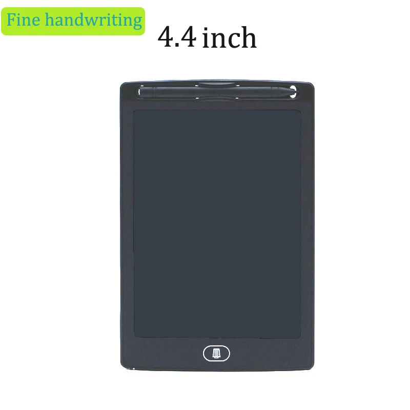 black 4.4 inch 8,5 ''портативный Смарт ЖК-планшет для письма, рисования, электронный блокнот, графическая плата со стилусом, ручка с батареей, подарок для детей - Цвет: black 4.4 inch