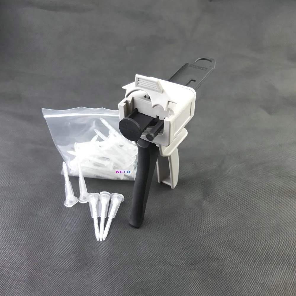 Эпоксидный клей AB ручной распределитель пистолет 50 мл соотношение 10:1 w/MA3.0-17S штык