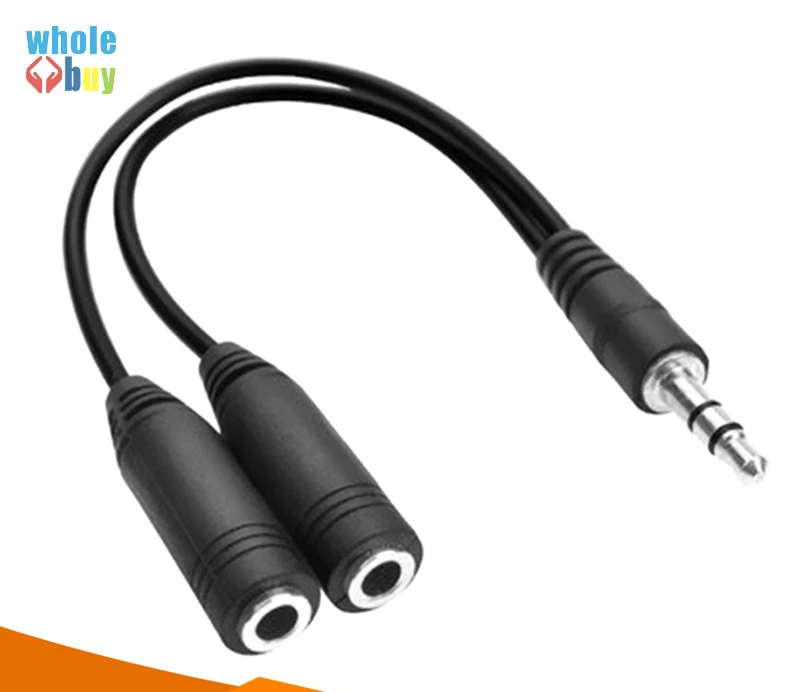 

Audio Conversion Cable 3.5mm Male To Female Headphone Jack Splitter Audio Adapter Cable Wholesale 200pcs/lot