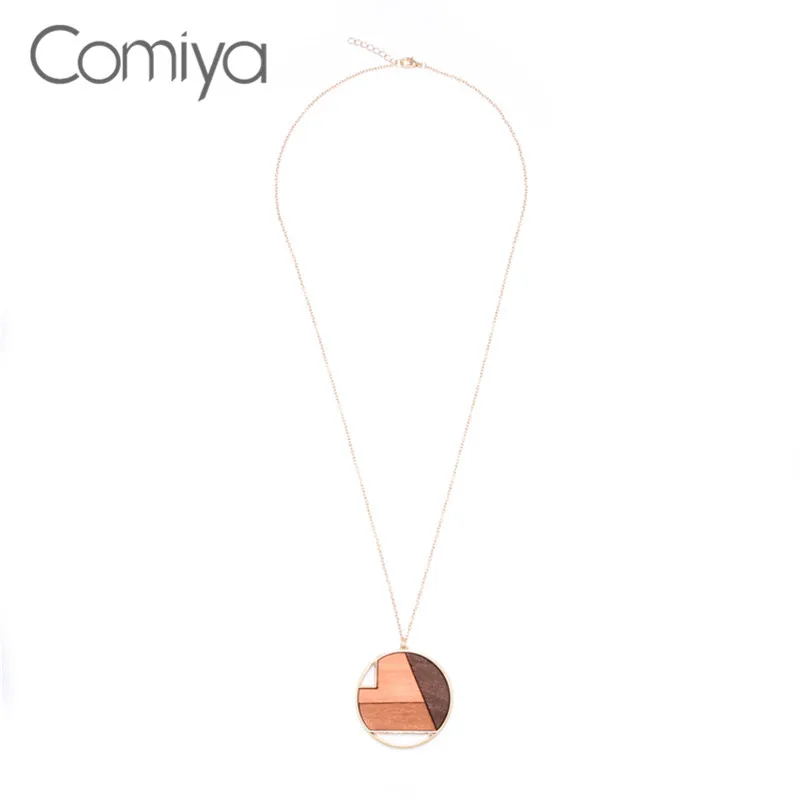 Женское винтажное ожерелье Comiya крупное колье из цинкового сплава ручной работы