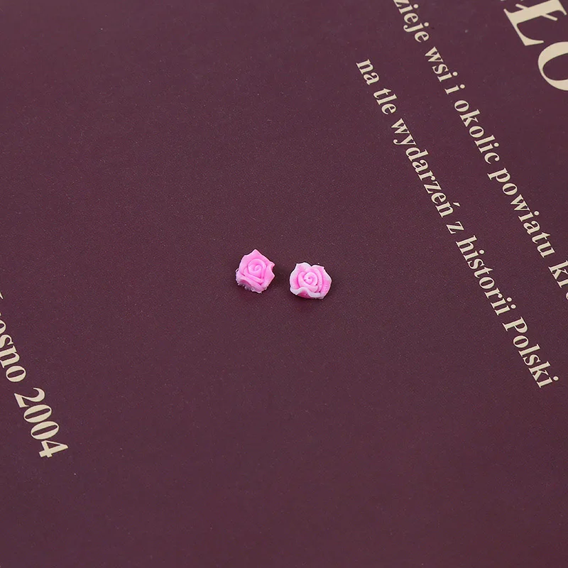 Лучший 3D Полимерная глина крошечные цветы для дизайна ногтей DIY дизайн колеса