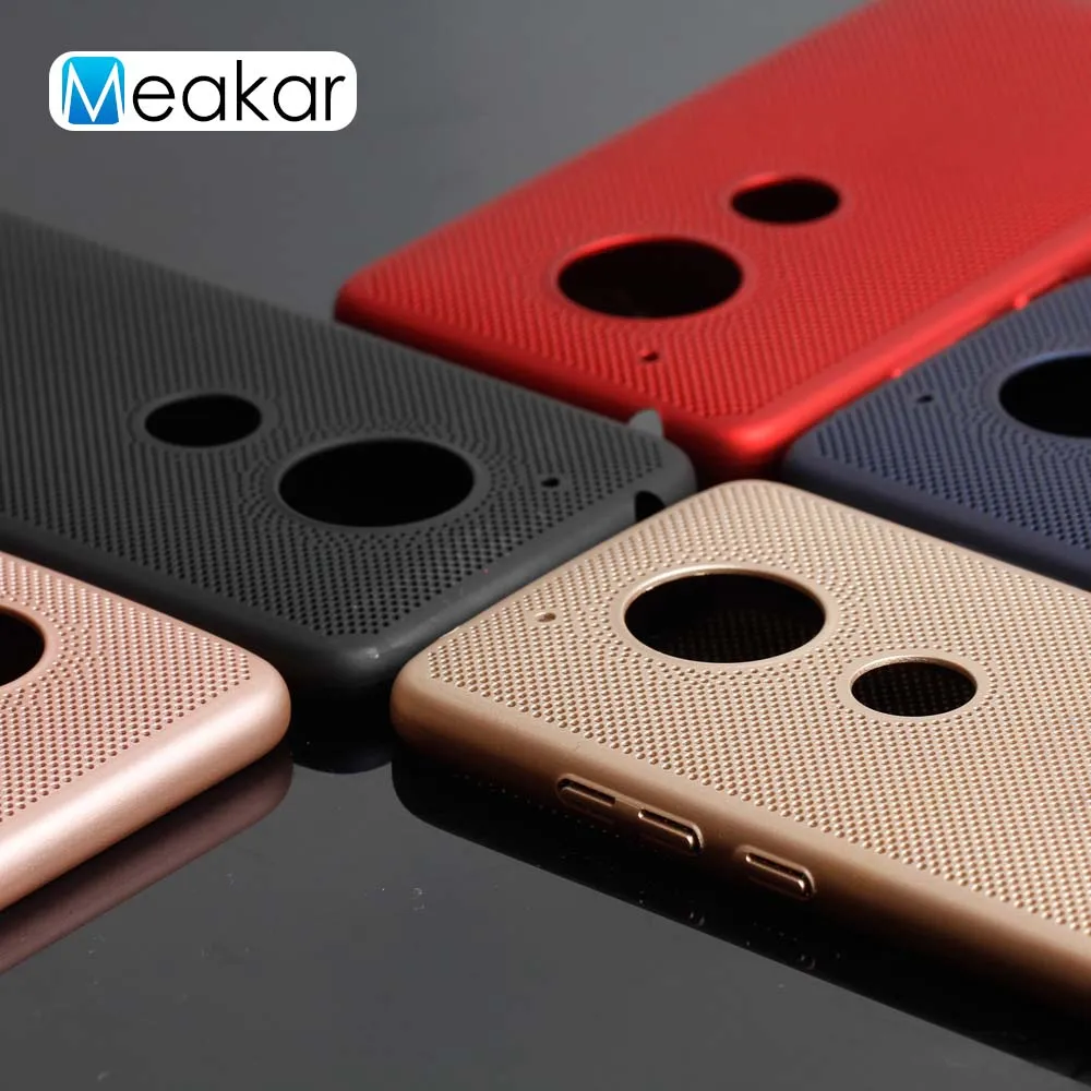 Mesh heat dissipation 5.0For Moto G5 Case For Motorola Cell Phone Back Cover |