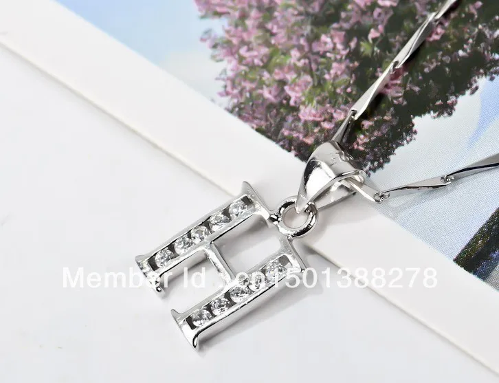 LETTER H 925 STERLING NECKLACE | Украшения и аксессуары