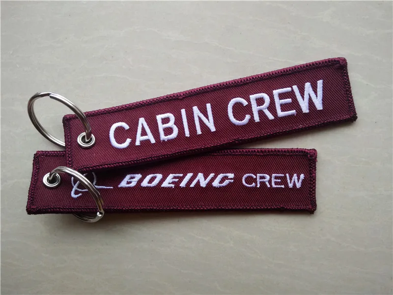 Пилота для вышивания ключ цепь|cabin crew|airbus crewchain key |