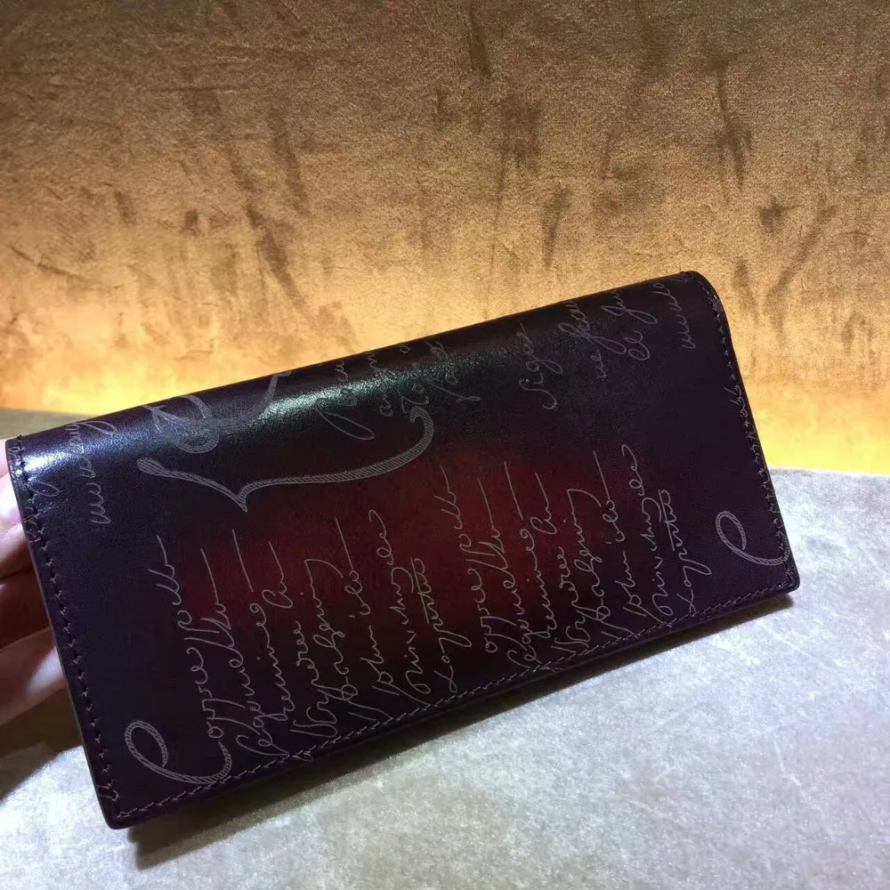 Мужской Длинный кошелек из натуральной кожи 5 цветов | Багаж и сумки