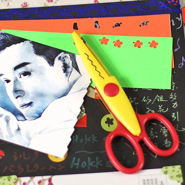 Ножницы для детских фотографий 6 пар реквизит в альбоме фотоальбом | Дом и сад