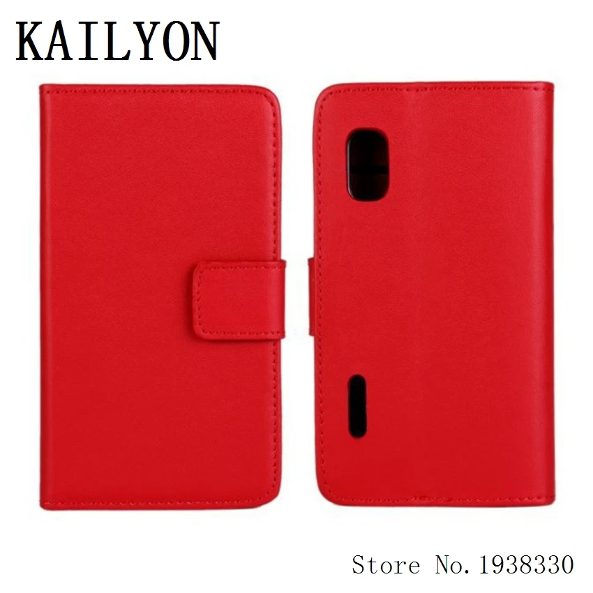 Kailyon Luxury из натуральной кожи кошелек Чехол Крышка для LG Optimus L5 E610 E612 E615 кожаный