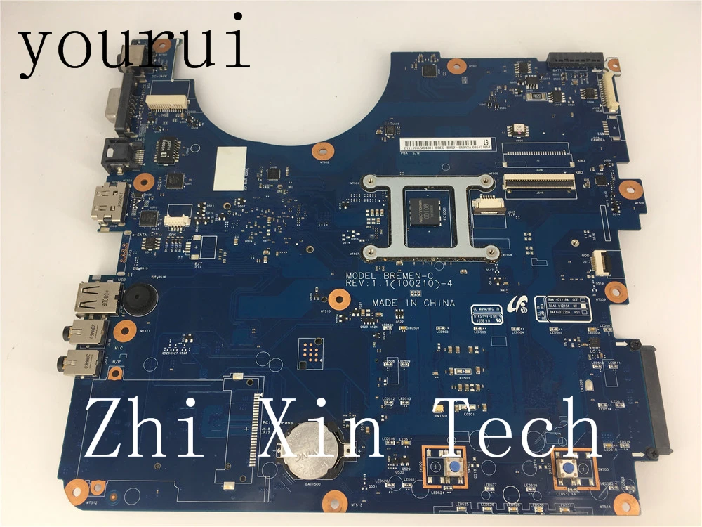 Yourui для Samsung R580 материнская плата ноутбука BA92-06761A DDR3 Протестирована хорошо -