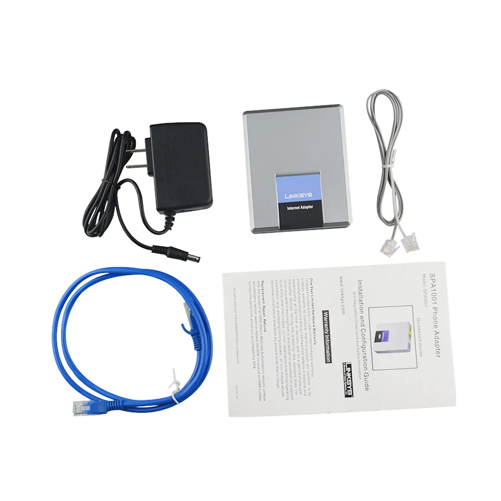 Original Linksys SPA1001 SIP FXS VOIP Phone Adapter VOIP gateway SPA1001 no retail box