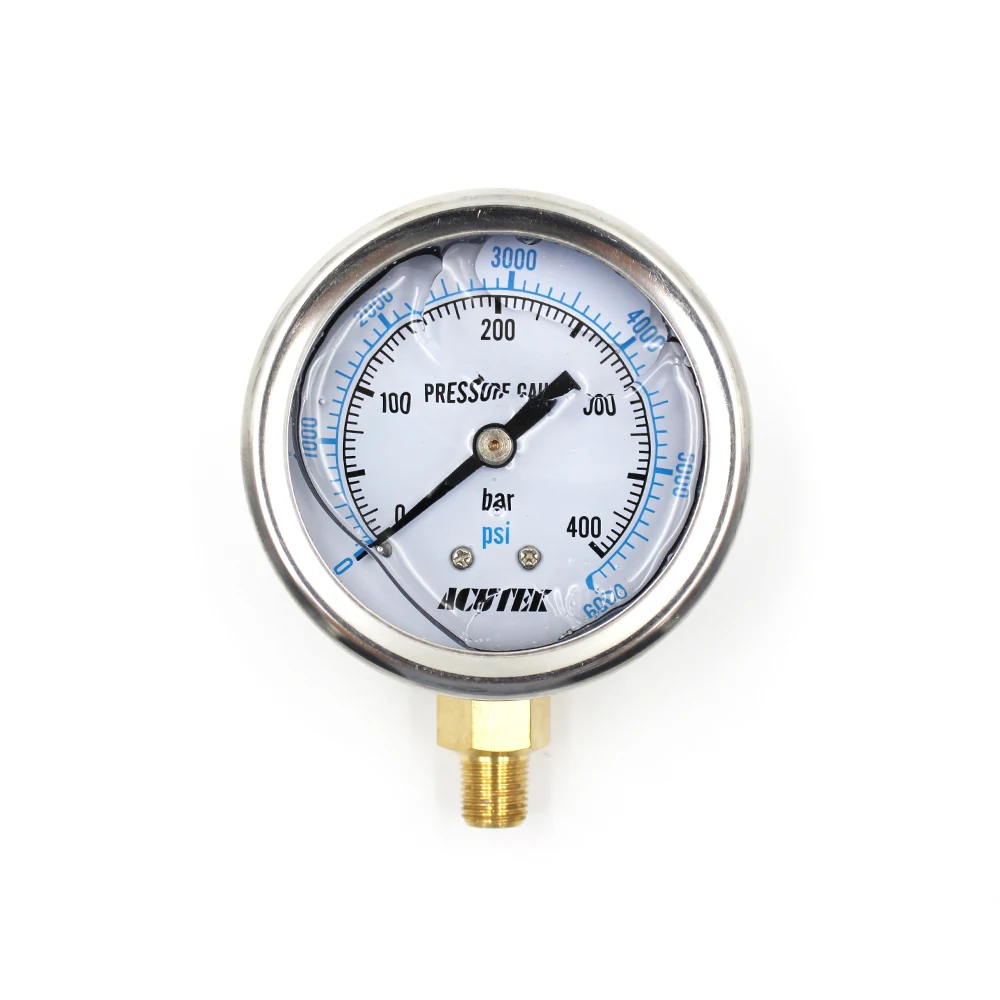 PCP Пейнтбол Airsoft высокое Давление 2 5 ''масло/заполненные жидкостью датчики 63 мм