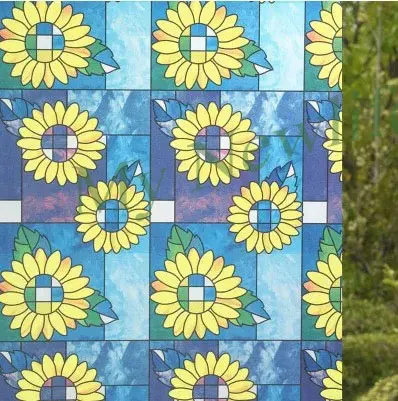 Тонизирующая пленка для окон Sunflower матовая домашняя декоративная витражная