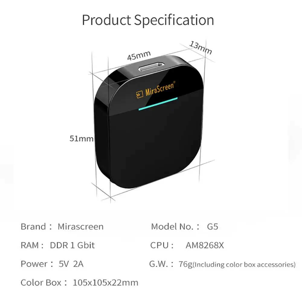 2 4G/5G Miracast любой Cast беспроводной DLNA AirPlay HDMI tv Stick Wifi Дисплей ключ приемник для IOS Android