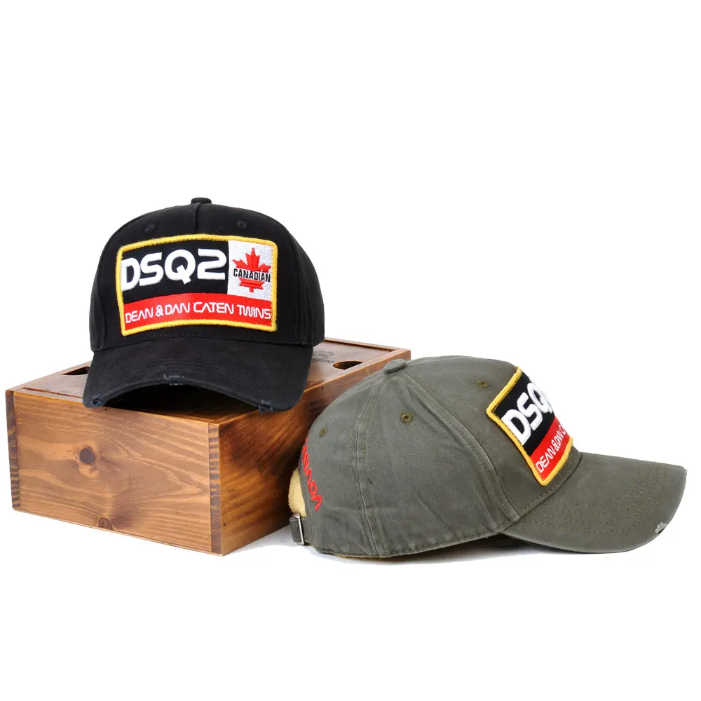 DSQICOND2 бренд DSQ2 буквы Casquette шапки вышивка папа хип хоп бейсболка DSQ шляпа черная бейсболка кепки для мужчин и женщин