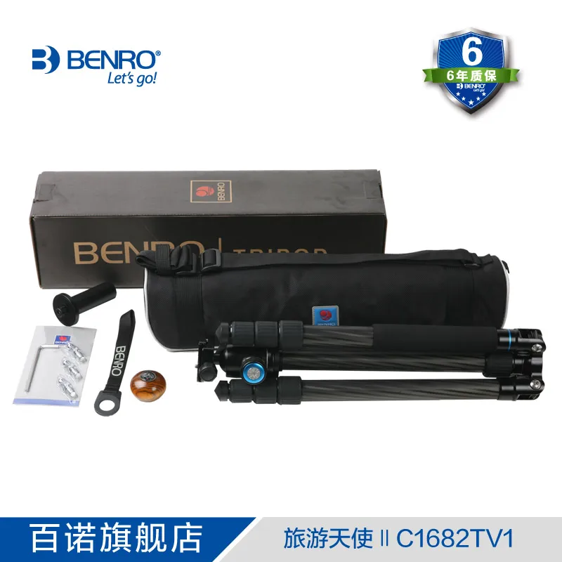Штатив Benro C1682TV1 карбоновые волоконные штативы монопод для камеры с шаровой