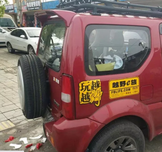 Для SUZUKI JIMNY спойлер 2007 2017 Высококачественный ABS Материал заднее крыло автомобиля