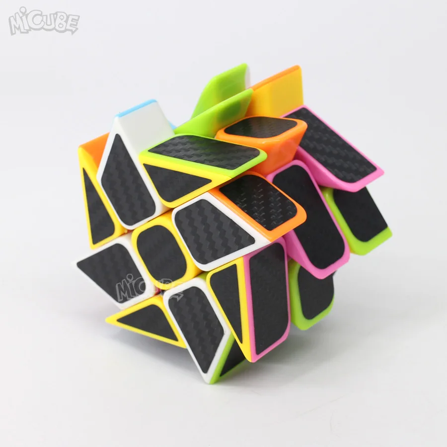 Кубик из углеродного волокна магический куб скорость 3x3x3 2x2 3x3 4x4 5x5 Пирамида SQ1 перекос головоломка Neo Cubo Magico 2x2x2 4x4x4 игрушки для детей