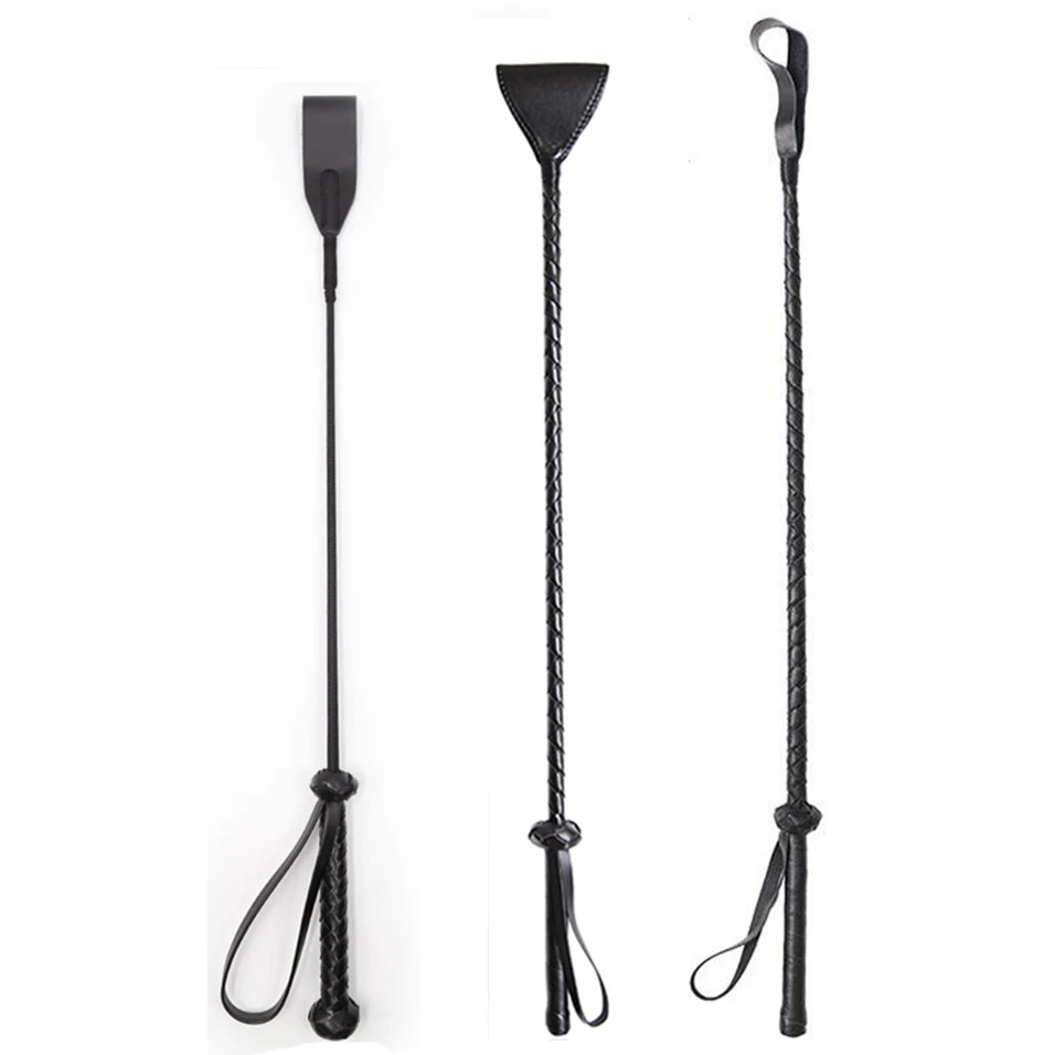 Фетиш-бондаж camaTech привлекательная плетка лошади из искусственной кожи весло для