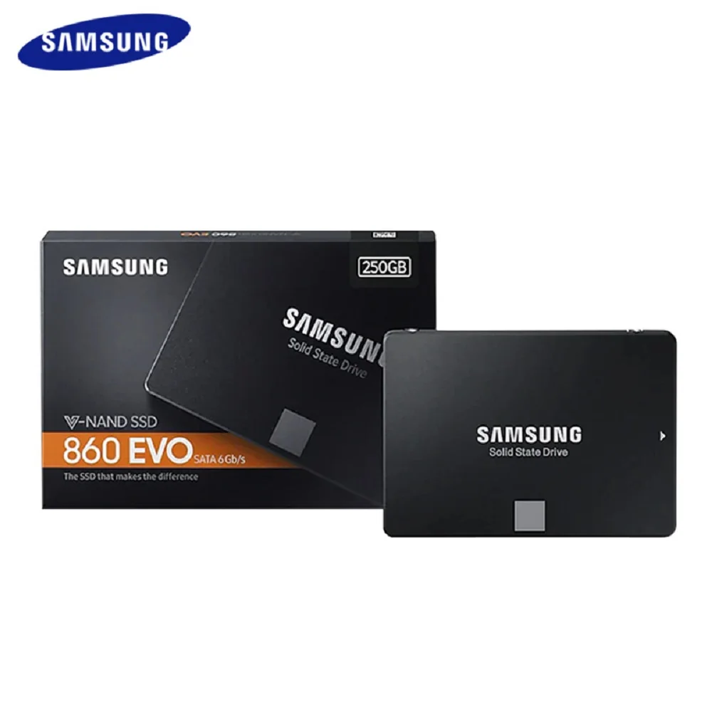

SAMSUNG 860 EVO Internal SSD 250GB 500GB 1TB 2TB 4TB Solid State Disk HD Hard Drive SATA3 2.5 for Laptop Desktop PC
