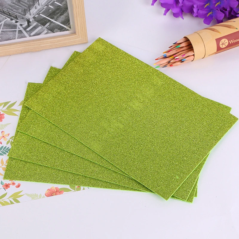 10 шт. блестящая бумага для скрапбукинга EVA мягкие Spons поделки из бумаги искусство