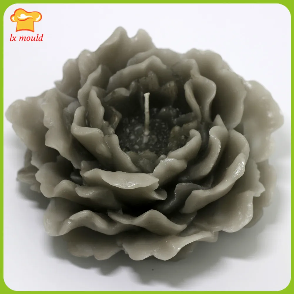 DIY свечи большой Силиконовые Мыло Форма в виде Розы силиконовый 3 d rose для