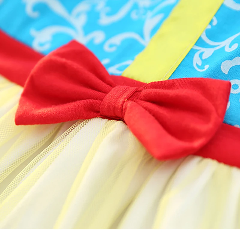 Girls Dresses Princess Belle Elsa Snow White Dress Children Party Cosplay New Years Costume Stage Fantasy Clothes Tutu | Детская одежда