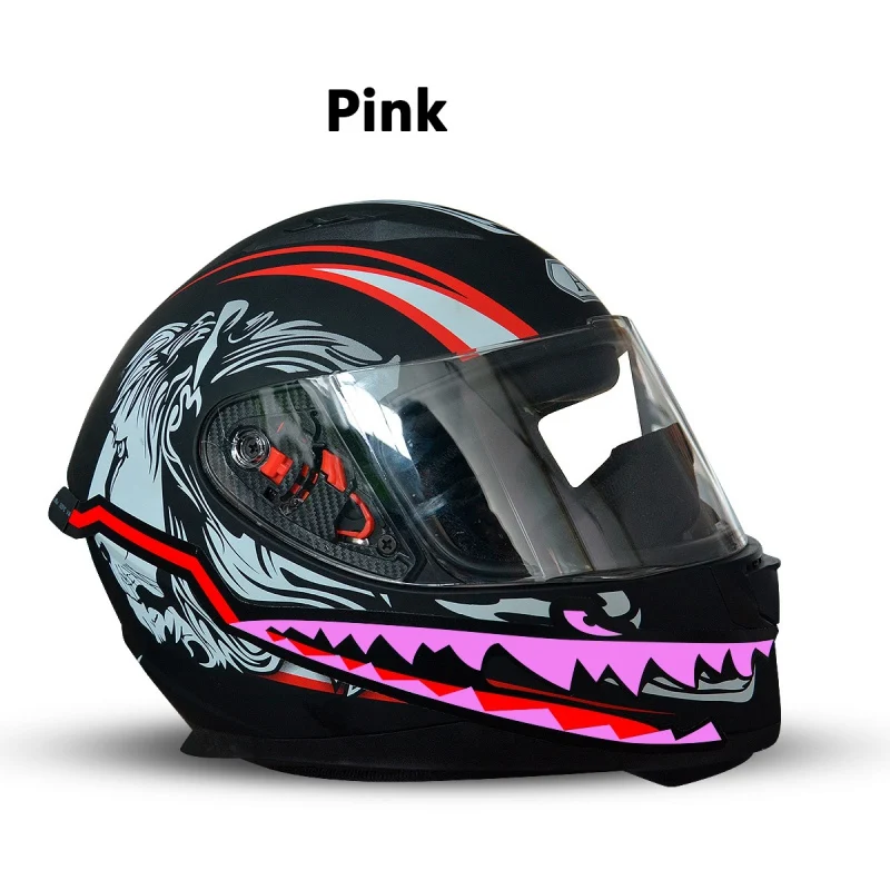 Полоски для мотоциклетного шлема с рисунком акулы 3 режима работы | Лампы и
