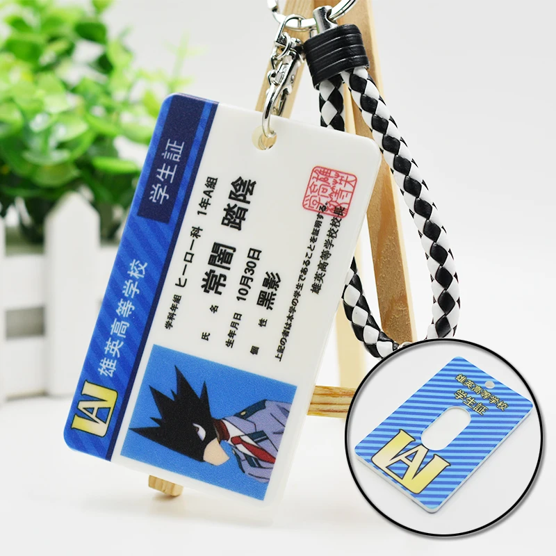 My Hero Academy Bank держатель для карт Id Чехол для банковских карт Защита Izuku Midoriya Todoroki Shoto косплей брелок сумка Подвеска