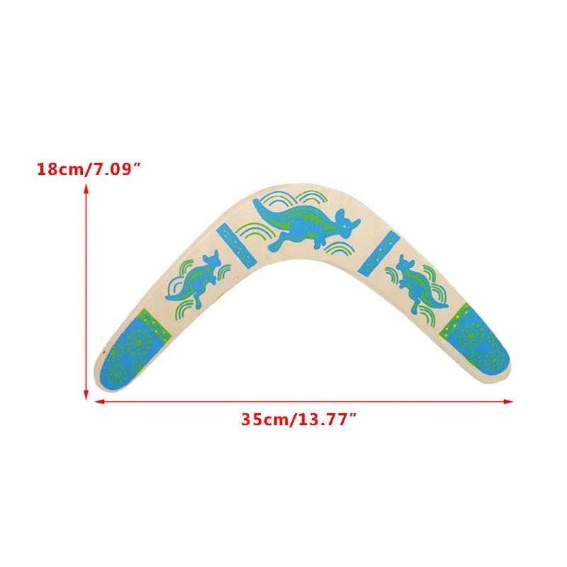 

New Kangaroo Throwback V Shaped Boomerang Flying Disc Throw Catch Outdoor Game