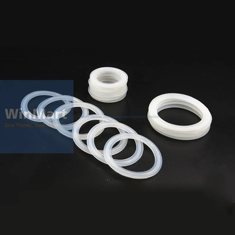 5 шт. гигиеническая тройная зажимная силиконовая прокладка 51 мм трубка x 64 O/D тип
