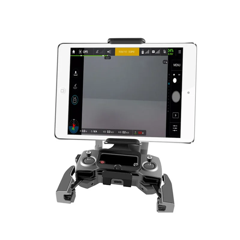 mobile phone tablet holder for dji mavic 2 pro zoom remote control front view phone mount special bracket drone accessories free global shipping