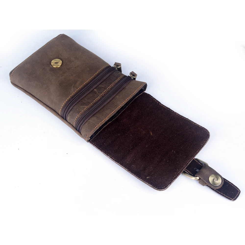 2016 Распродажа! натуральный натуральная кожа мужская сумка-мессенджер crazy horse