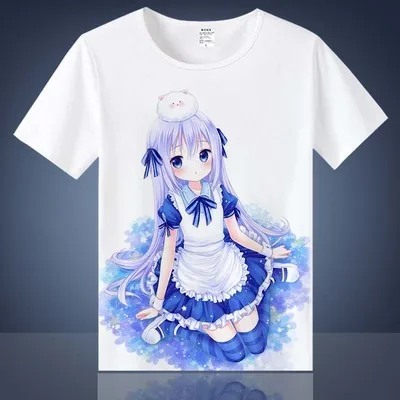 Футболка для косплея нового дизайна ка гочумон ва Usagi футболка по аниме Desuka cafuu chino