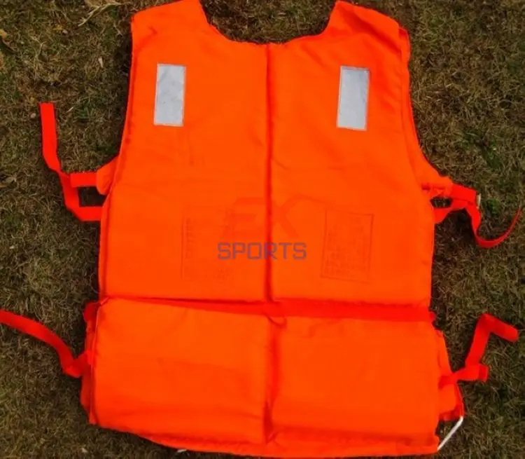 1 х Спасательная куртка для взрослых оранжевая пена спасательный жилет со
