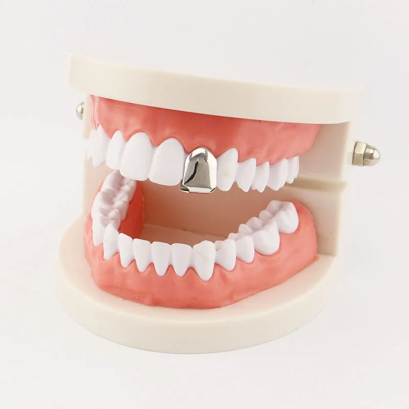 Lovty хип хоп золотые зубы Grillz верхние и нижние грили зубной рта Панк зубы шапки Косплей вечерние зуб Рэппер Украшения для тела подарок