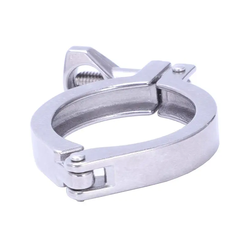 2 дюйма 63 мм Нержавеющая сталь 304 одноконтактный Heavy Duty Tri Clamp с украшением в виде