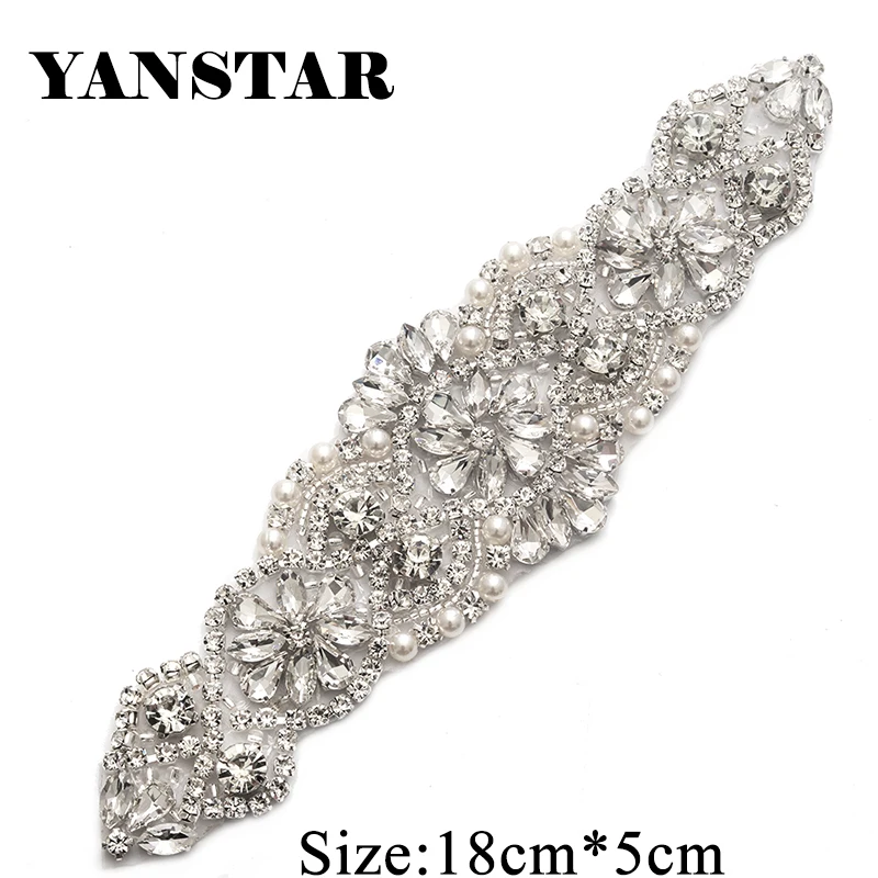 YANSTAR 1 шт. Популярные Стразы с аппликацией для свадебных платьев ремень