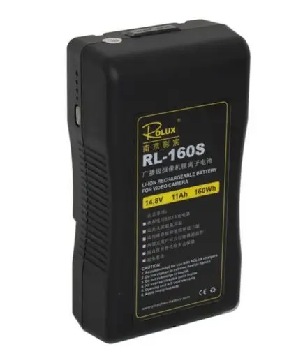 Rolux RL 160S 160Wh S0ny V mount литий ионный аккумулятор для DV камеры светодиодный