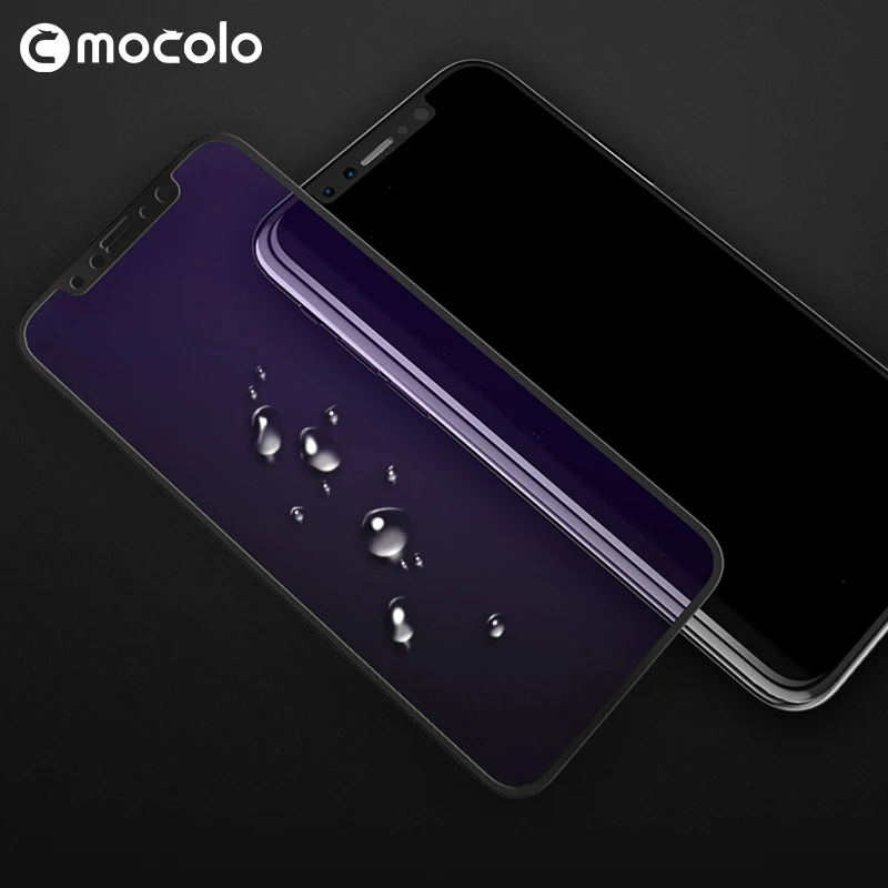Защитное стекло Mocolo для iPhone X с полным покрытием защитой от синего света
