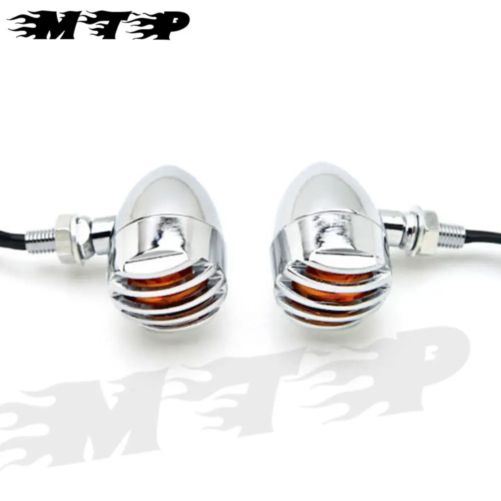 Универсальный мотоцикл ретро Передний Задний сигнал поворота Мини Пуля мигалка