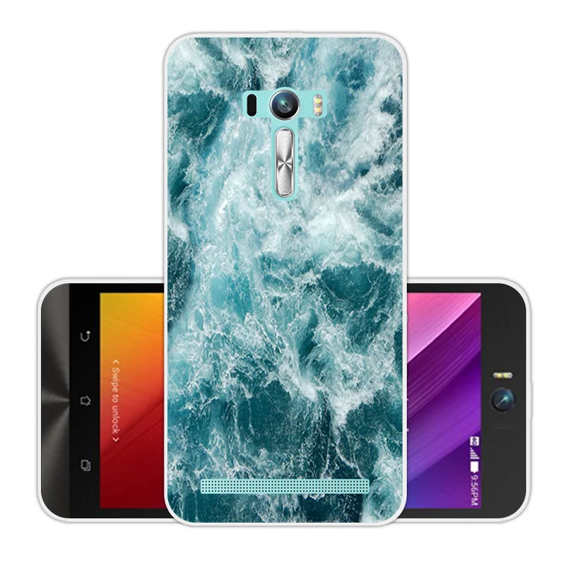 Силиконовый цветной чехол для Asus Zenfone Selfie ZD551KL телефона из мягкого ТПУ 5 дюйма |