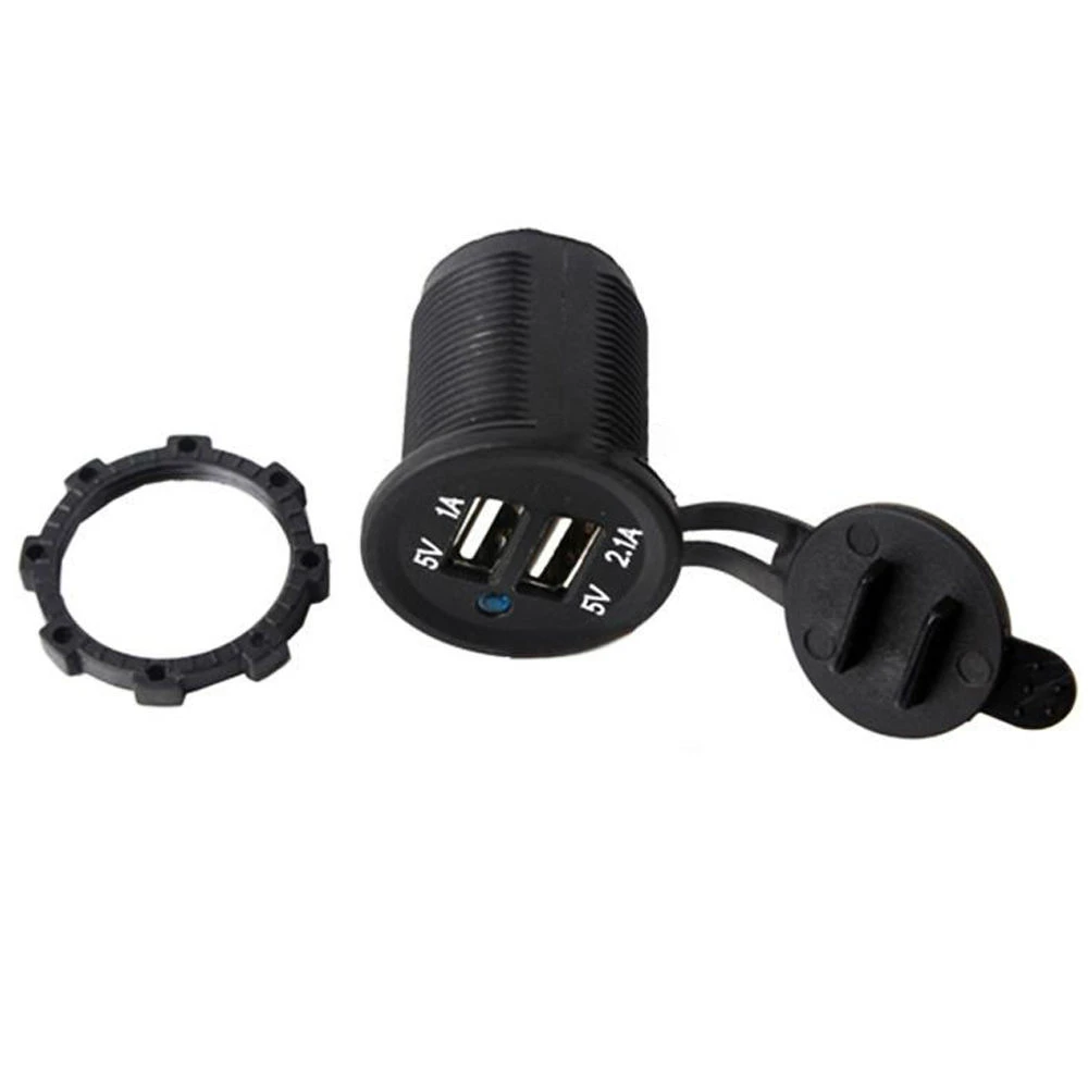 CHSKY 5V 3.1A Dual 2 USB Car Cigarettes Lighter Socket Splitter Charger Power Adapter Outlet for GPS iphone ipad Mobile Phone | Автомобили