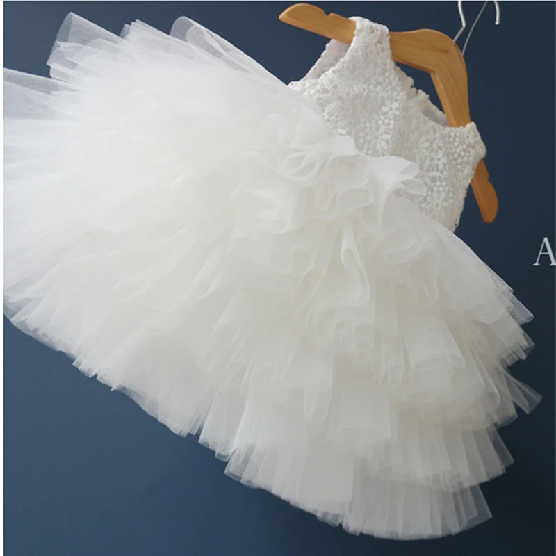 2017 Special Offer Hot Sale Tulle Baby Girl Christening Gowns Girls Wedding Dress Party Princess Tutu Infant Baptism Ball Gown | Детская