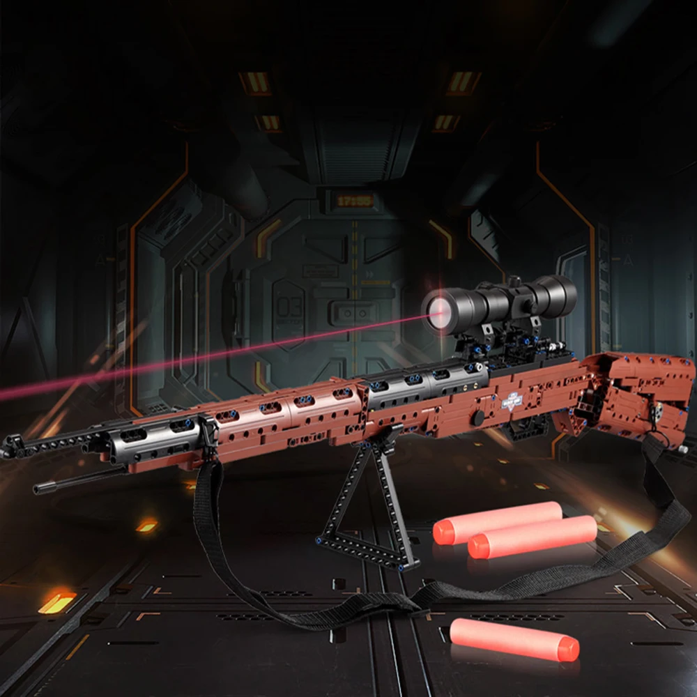 Игрушечный пистолет Ak47 игрушечный Legoing модели 98k строительные блоки совместимые