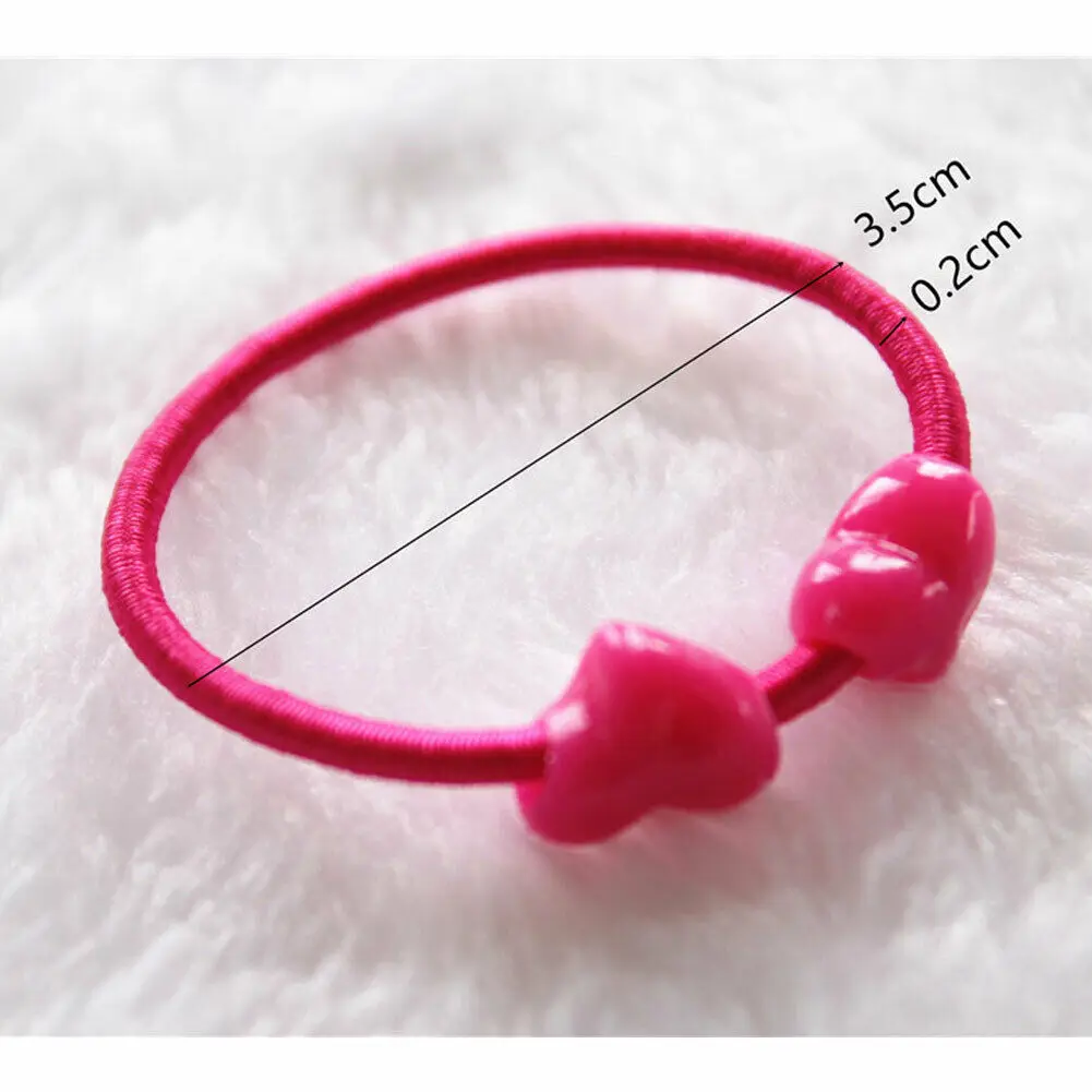 50 шт. Детские эластичные резинки для волос модные милые головные уборы девочек