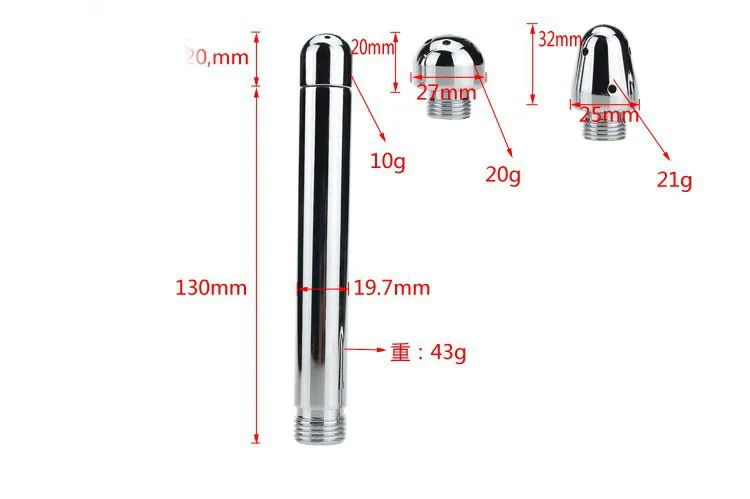 Shower douche anal / vaginal enema set stainless steel hose couple aid head shower sex toy adult game |