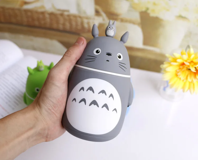 Милый мультфильм аниме Тоторо термос бутылка 304 нержавеющая сталь Ghibli Термокружка портативная Изолированная бутылка для воды