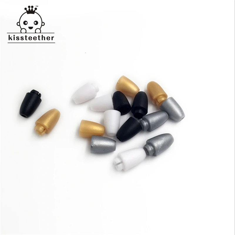 100 шт. разноцветные безопасные застежки для прорезывания зубов|teethers for babies|baby